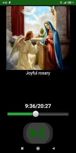 The Holy Rosary English Audio Screen 2