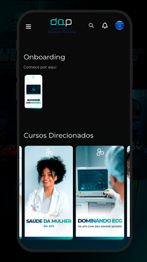 Android application Mentoria DAP screenshort