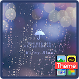 Rainy Blue 카톡테마 icon