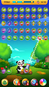 Panda Fruit Bubble Blast Shoot