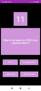ATEEZ Quiz