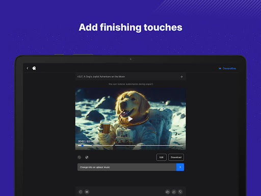Screenshot of invideo AI: Video Generator