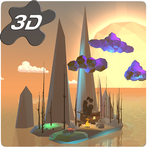Gyro Poly Island 3D Live Wallpaper