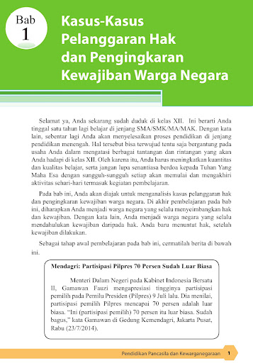 Buku PPKn SMA Kelas 12 K13 Screen 3