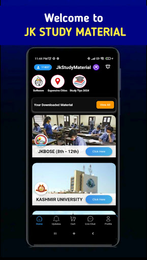 Android application Jk Study Material screenshort