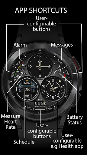 ORB-13 Aeronaut Watch Face Screen 2