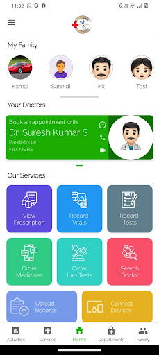 Android application Manimozhi Clinic screenshort