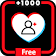 TikBoost Free: followers, likes, hearts, booster icon