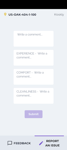 Android application Kioskly Test Client screenshort