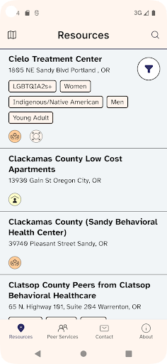 Recovery Network of Oregon Screen 2