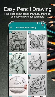 300+ Easy Pencil Drawingのおすすめ画像2