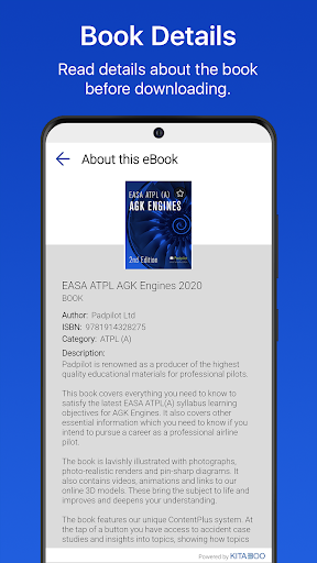 Android application Padpilot E-Reader screenshort