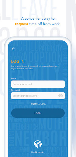 Android application Qcera MyLeave screenshort