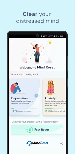 Screenshot of Mind Reset - Just 2 min a day!