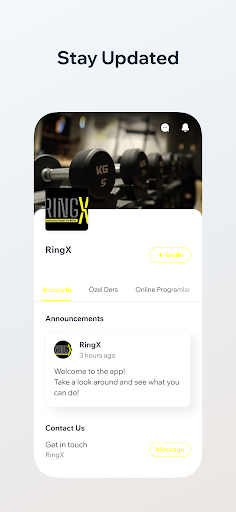 RingX | Training Studio Screen 2