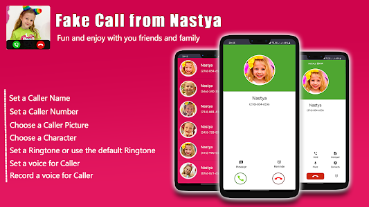 Fake call from Nastya Unknown