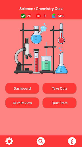 Android application Science : Chemistry Quiz screenshort