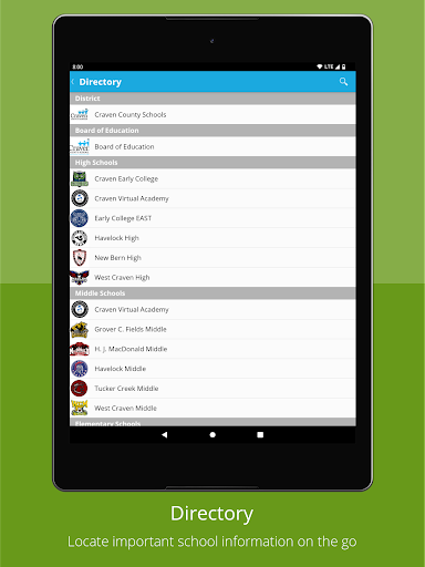 Craven County Schools Screen 2