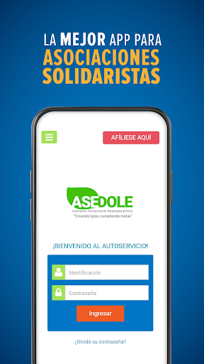 Android application ASEDOLE screenshort