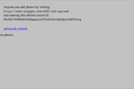 PhotoFrame Screen 2