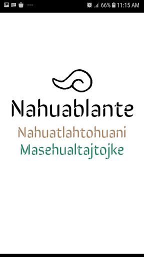 Android application Nahuablante screenshort