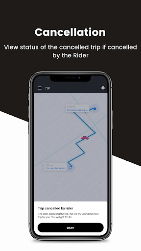 Yip transportation Driver Screen 3
