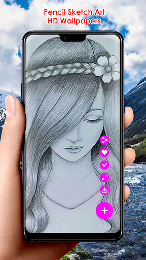 Pencil Sketch Art HD Wallpaper