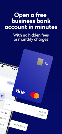 Tide Banking App Screen 2