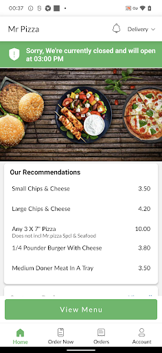 Mr Pizza Screen 2