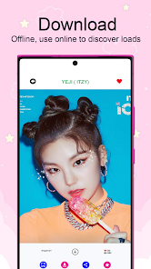 Screenshot 4 Kpop ITZY Wallpaper Material android