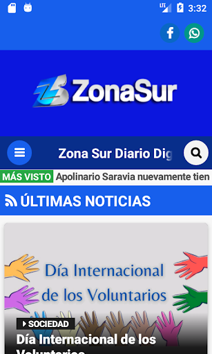 Android application ZonaSur Salta - Diario Digital screenshort
