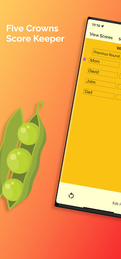 Android application Five Crowns Scorekeeping screenshort