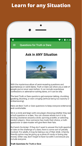 Questions for Truth or Dare