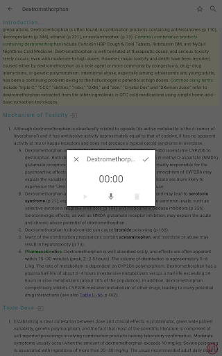 Screenshot of Poisoning & Drug Overdose Info