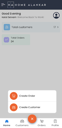 Android application Home Alankar Sales screenshort
