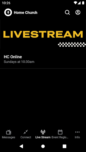 Home Church Official App Screen 3