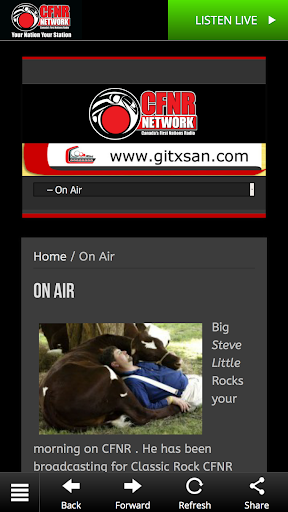 Android application CFNR Network screenshort