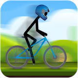 Stickman Bicycle Racing 2D icon