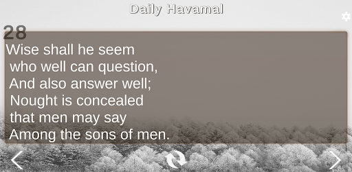 Daily Havamal Screen 3