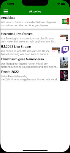 Android application Siebenmühlental Hexen e.V. screenshort