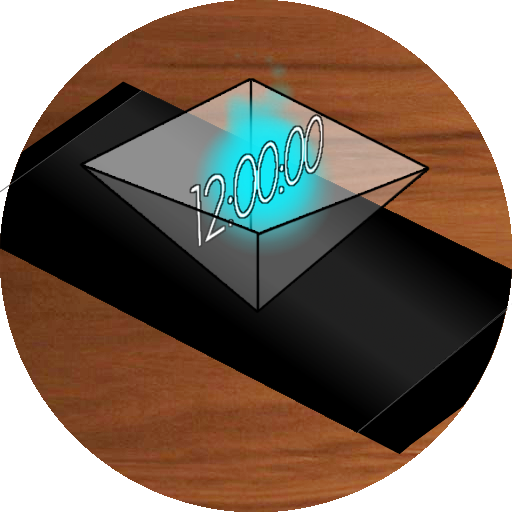 Hologram Clock  Icon