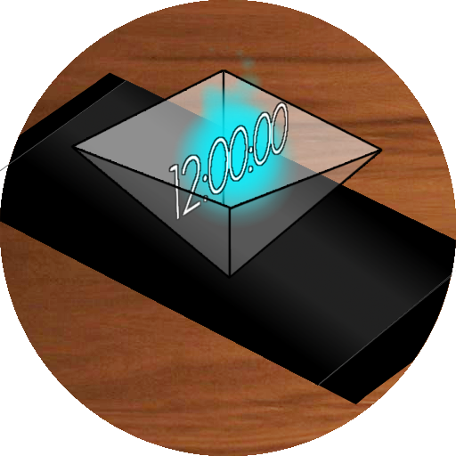 Hologram Clock logo