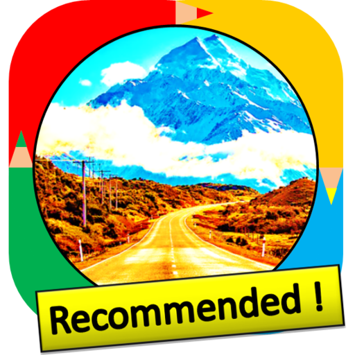 Color by Number - road logo