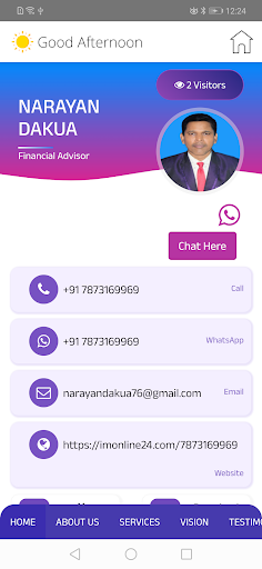 Android application Narayan Dakua screenshort