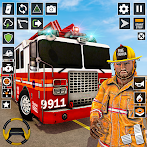 Firefighter Rescue Truck Game