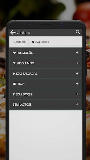 PizzaRio Delivery Screen 2