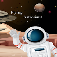 Flying Astronaut Game Jump in Space and Collect