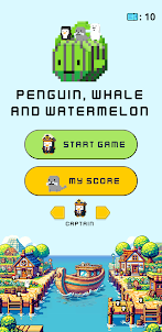 Penguin, Whale and Watermelon