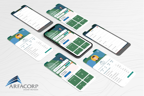 Android application Arfacorp Marketing System screenshort