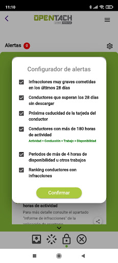 Android application OPENTACH SMART ANALYSIS screenshort